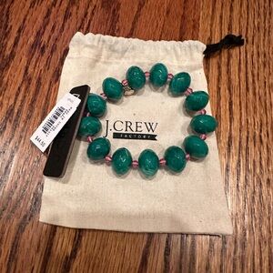 BNWT J. Crew beautiful stretch bracelet.